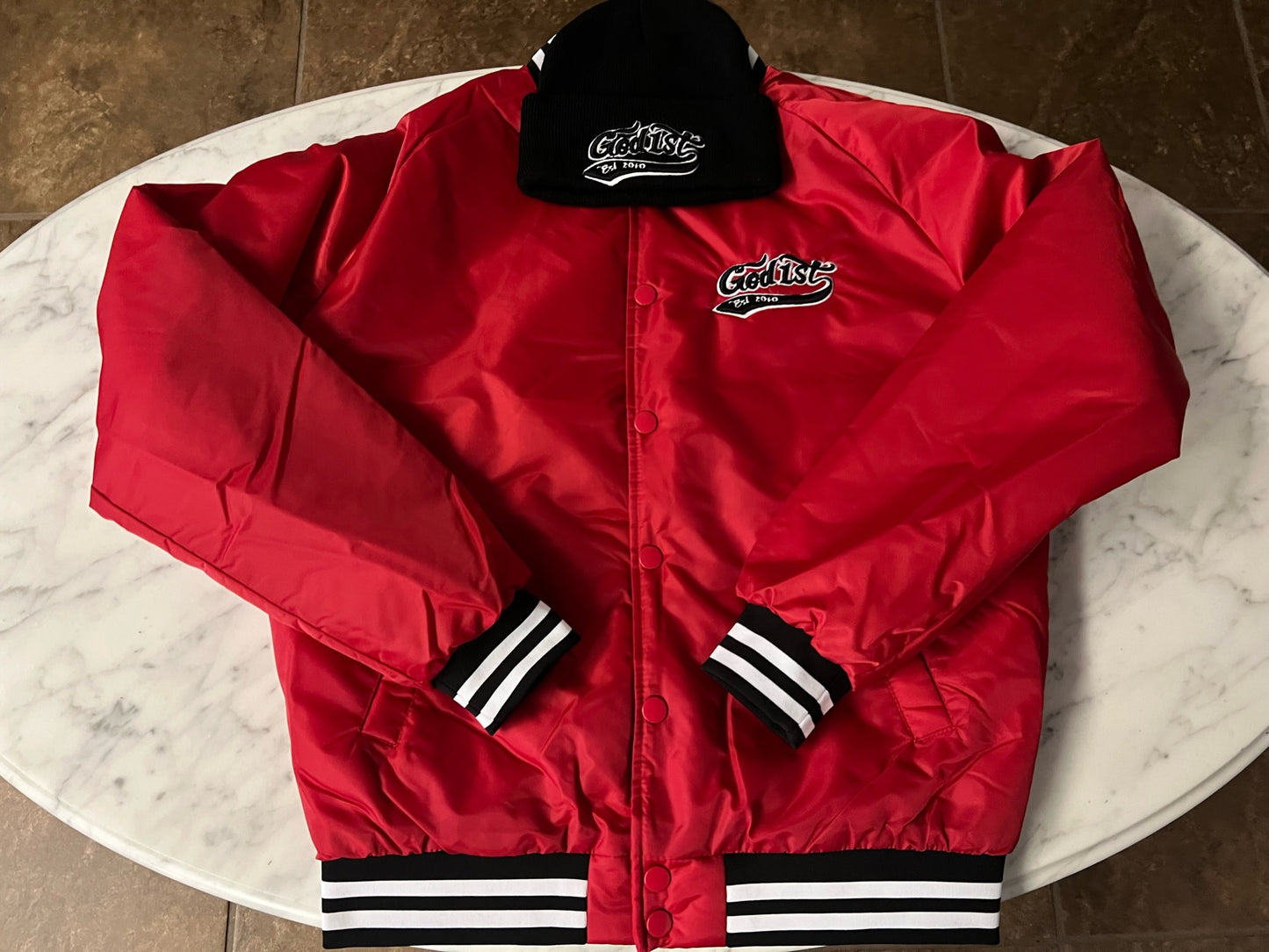 God 1st Signature Bomber Jacket (Red)