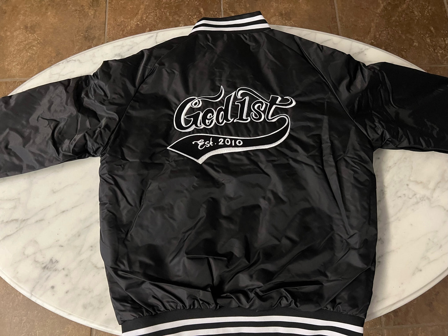 God 1st Signature Bomber Jacket (Black)